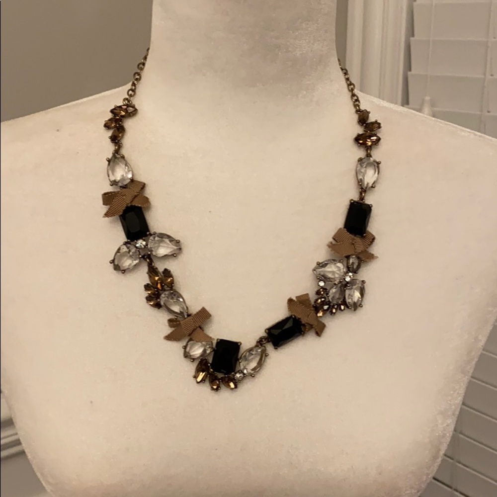 JCrew Ribbon Statement Necklace